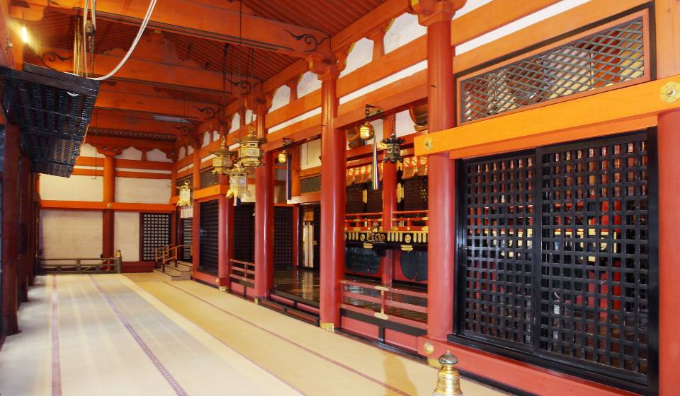 八坂神社の本殿　礼堂