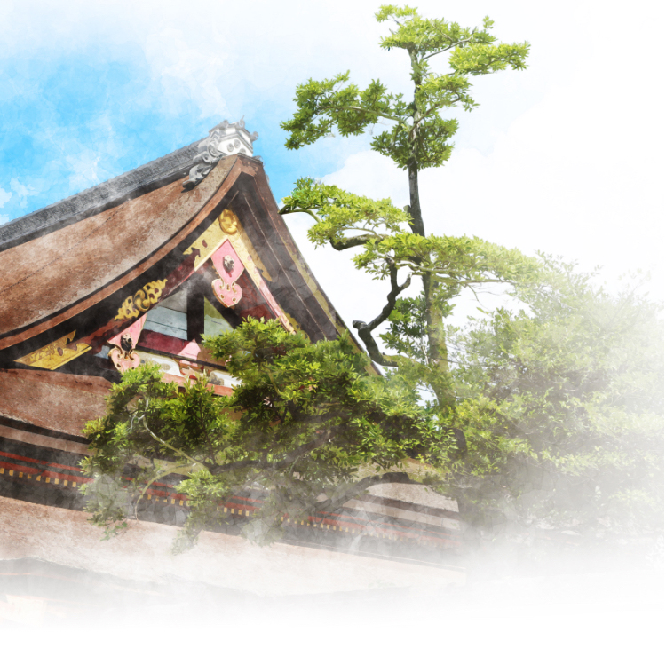 八坂神社の歴史を彷彿とさせる本殿